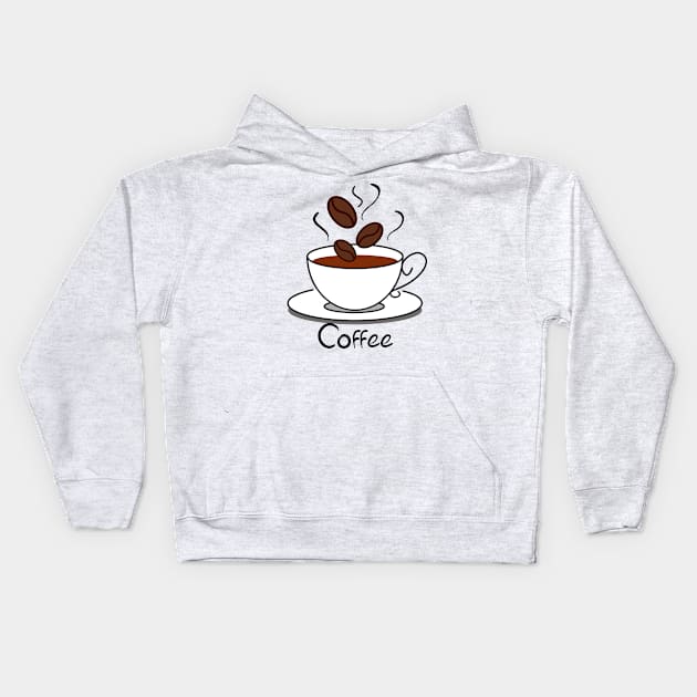 Coffee Kids Hoodie by Orange-C